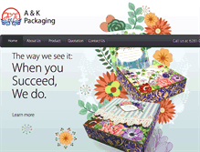 Tablet Screenshot of akpackaging.com.sg